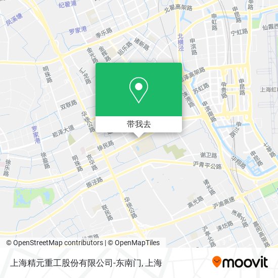 上海精元重工股份有限公司-东南门地图