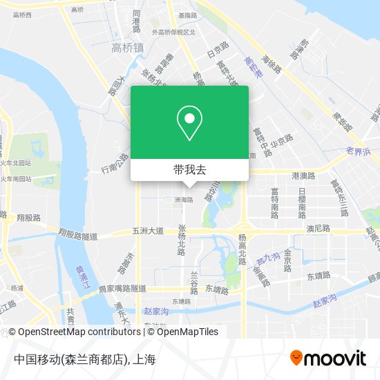 中国移动(森兰商都店)地图