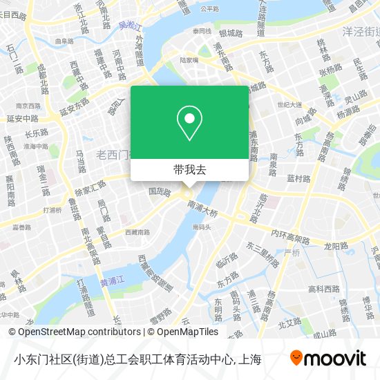 小东门社区(街道)总工会职工体育活动中心地图