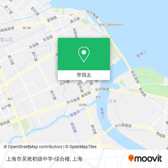 上海市吴淞初级中学-综合楼地图