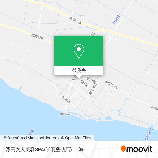 漂亮女人美容SPA(崇明堡镇店)地图