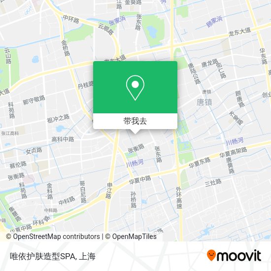 唯依护肤造型SPA地图