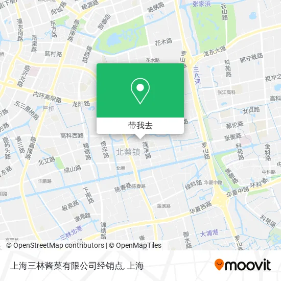 上海三林酱菜有限公司经销点地图