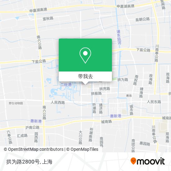 拱为路2800号地图
