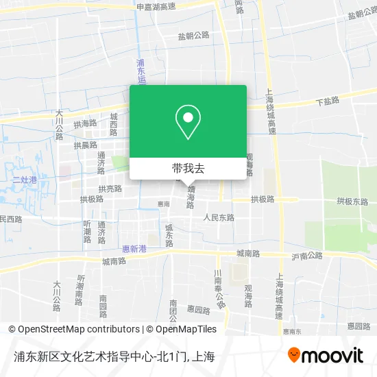 浦东新区文化艺术指导中心-北1门地图