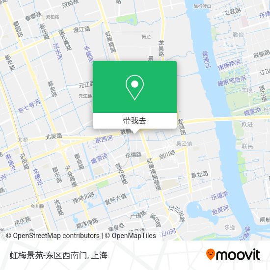 虹梅景苑-东区西南门地图