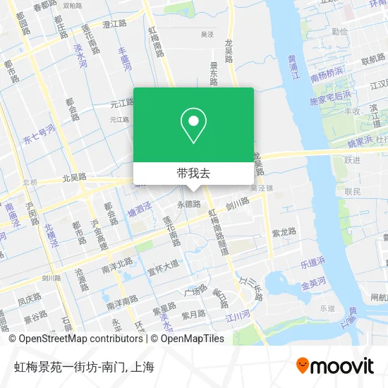 虹梅景苑一街坊-南门地图