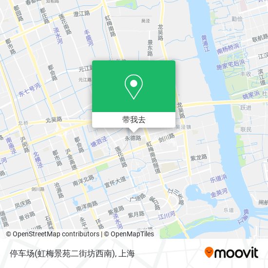 停车场(虹梅景苑二街坊西南)地图