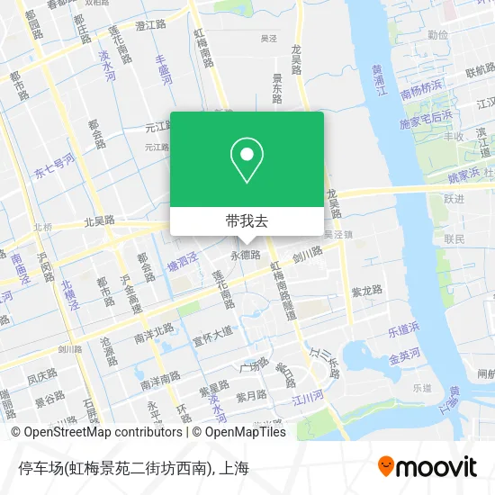 停车场(虹梅景苑二街坊西南)地图