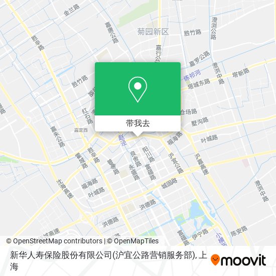 新华人寿保险股份有限公司(沪宜公路营销服务部)地图