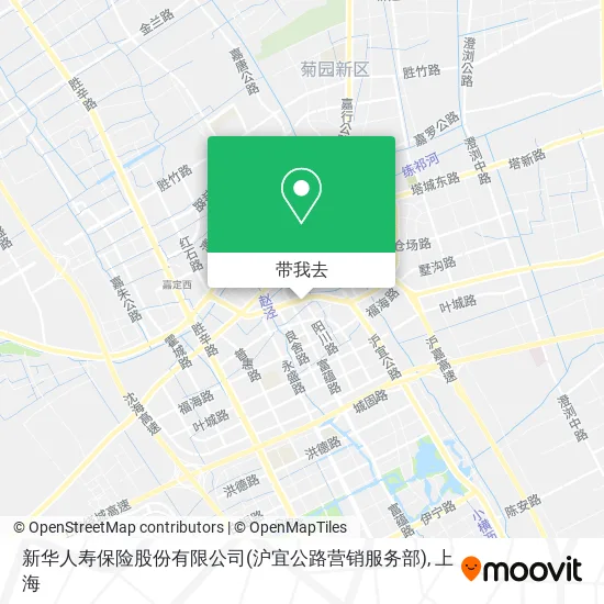 新华人寿保险股份有限公司(沪宜公路营销服务部)地图