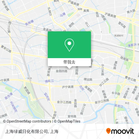 上海绿威日化有限公司地图