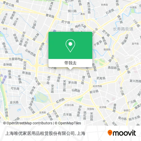 上海唯优家居用品租赁股份有限公司地图