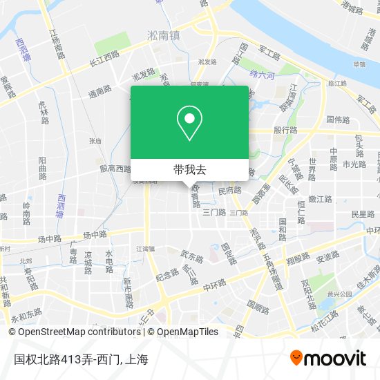 国权北路413弄-西门地图