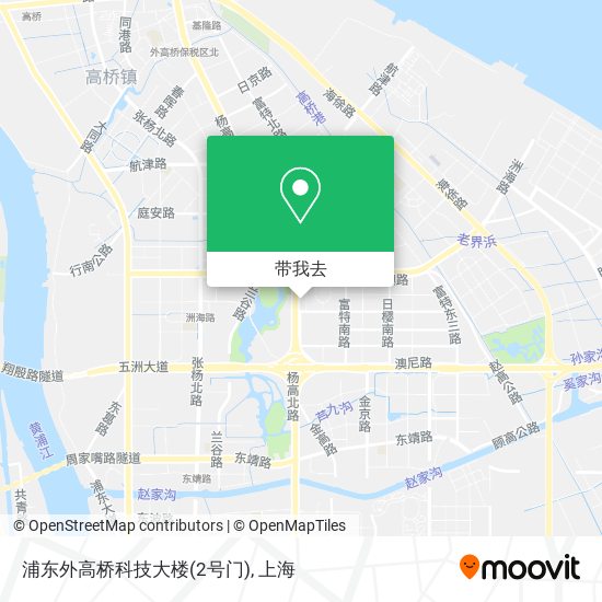 浦东外高桥科技大楼(2号门)地图