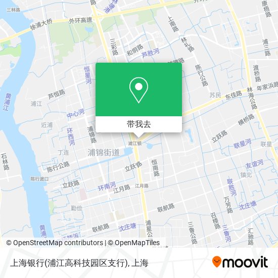 上海银行(浦江高科技园区支行)地图