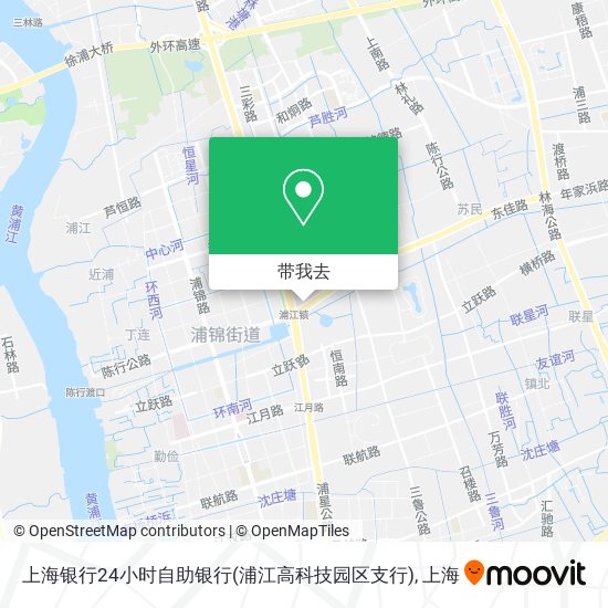上海银行24小时自助银行(浦江高科技园区支行)地图