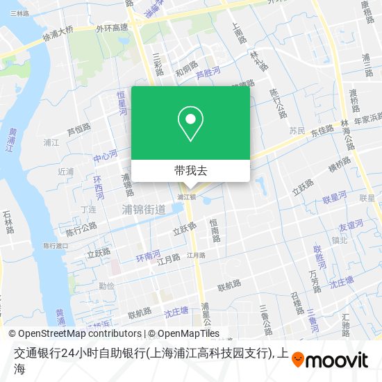 交通银行24小时自助银行(上海浦江高科技园支行)地图