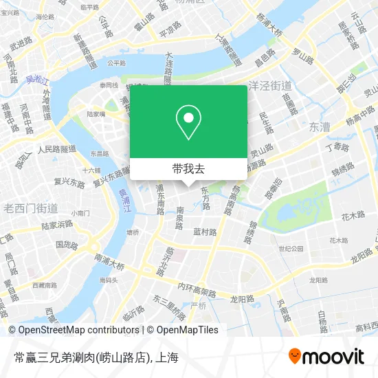 常赢三兄弟涮肉(崂山路店)地图