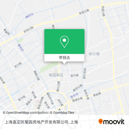 上海嘉定区菊园房地产开发有限公司地图