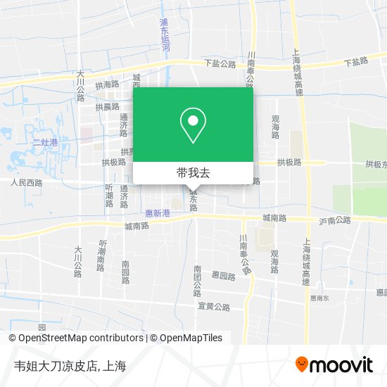 韦姐大刀凉皮店地图