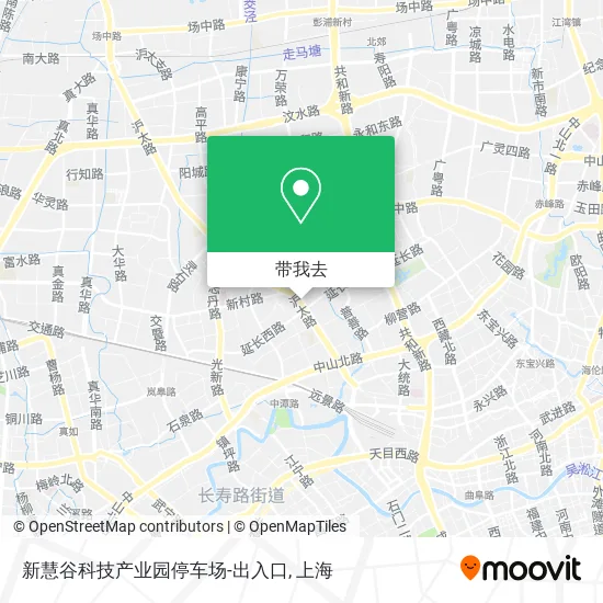 新慧谷科技产业园停车场-出入口地图