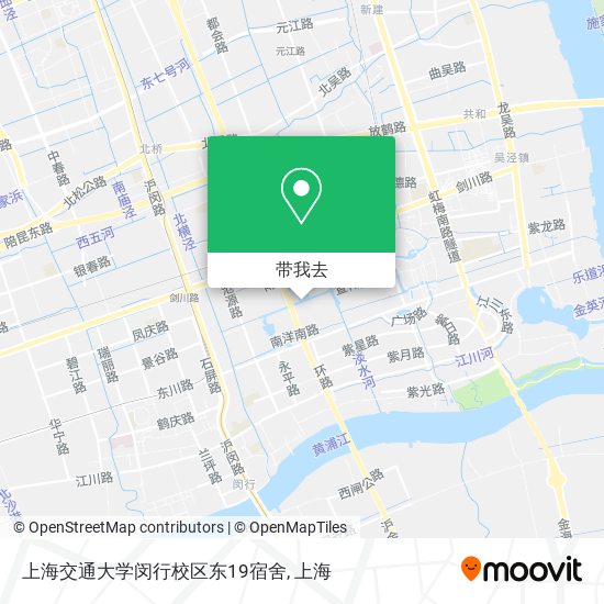 上海交通大学闵行校区东19宿舍地图