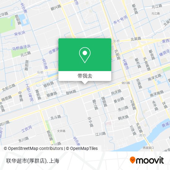 联华超市(厚群店)地图