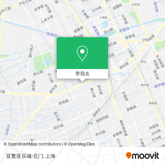 亚繁亚乐城-北门地图