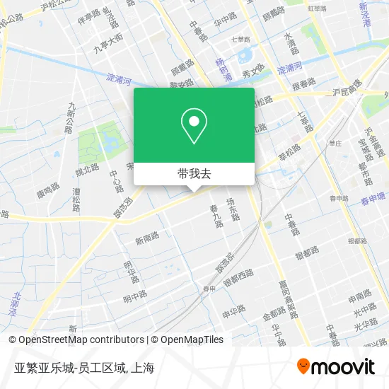 亚繁亚乐城-员工区域地图