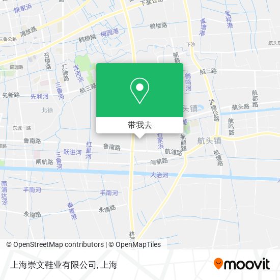 上海崇文鞋业有限公司地图