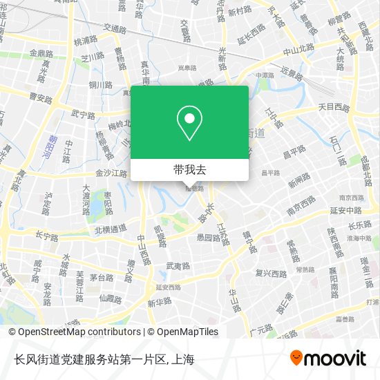 长风街道党建服务站第一片区地图