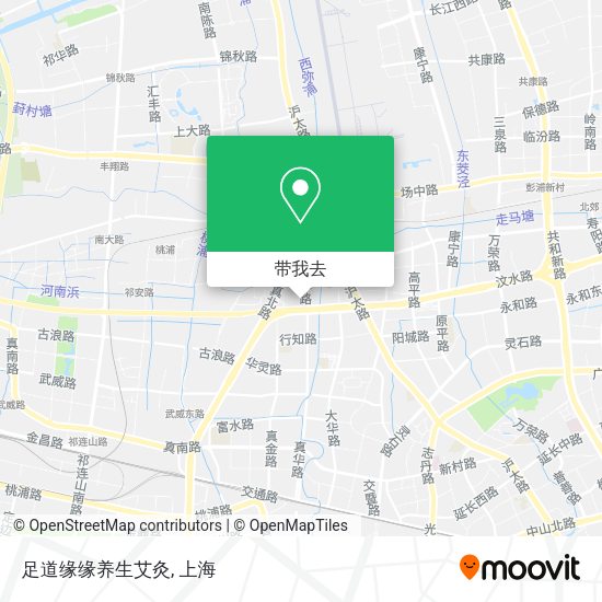足道缘缘养生艾灸地图