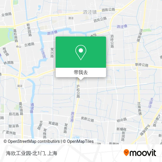 海欣工业园-北1门地图