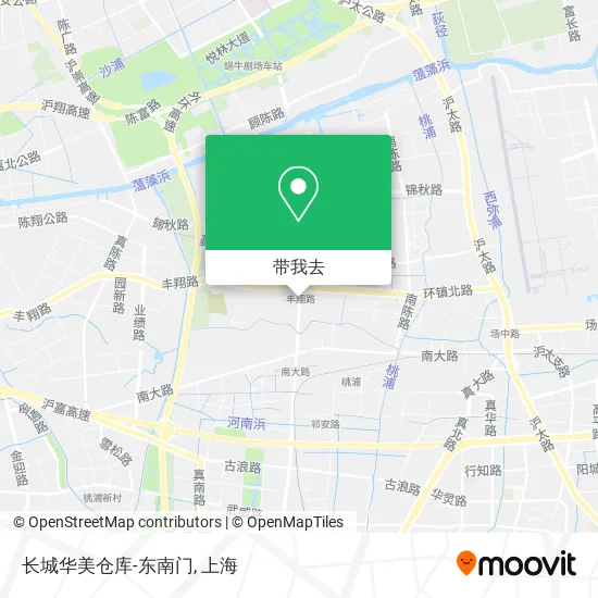 长城华美仓库-东南门地图