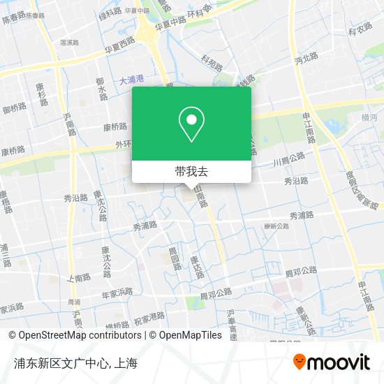 浦东新区文广中心地图