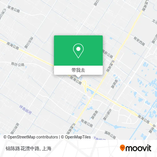 锦陈路花漂中路地图