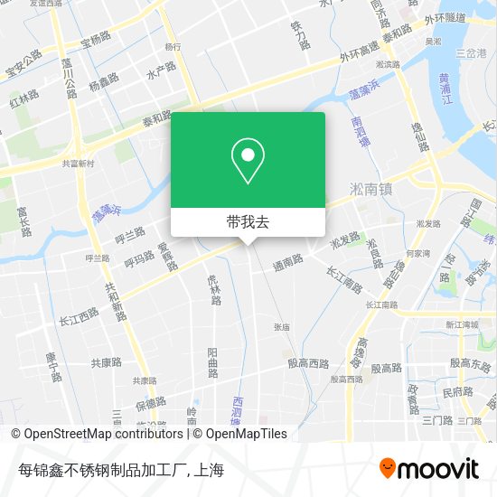 每锦鑫不锈钢制品加工厂地图