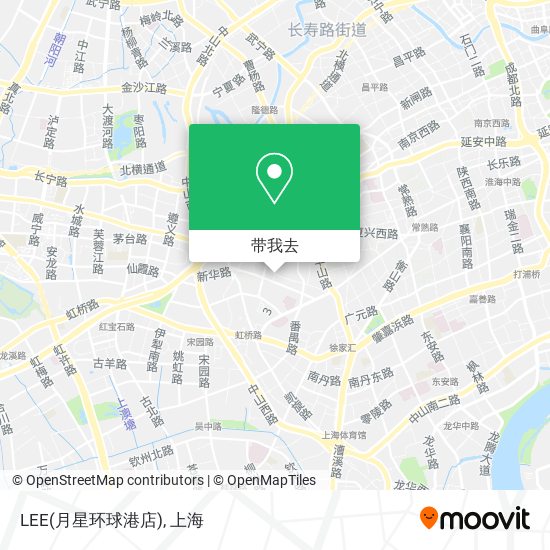 LEE(月星环球港店)地图