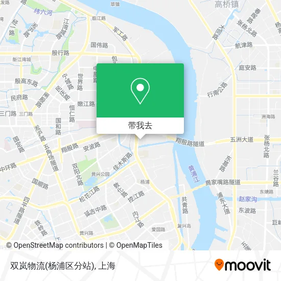 双岚物流(杨浦区分站)地图