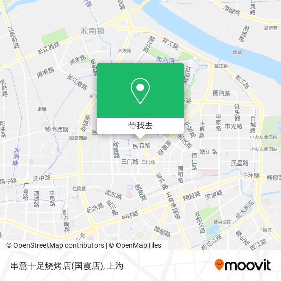 串意十足烧烤店(国霞店)地图