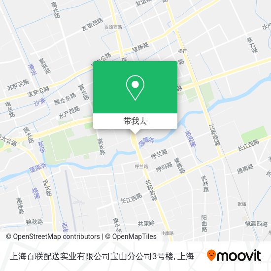 上海百联配送实业有限公司宝山分公司3号楼地图