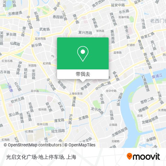光启文化广场-地上停车场地图