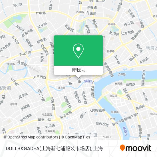 DOLLB&GADEA(上海新七浦服装市场店)地图