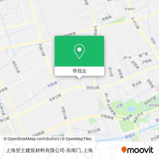 上海登士建筑材料有限公司-东南门地图