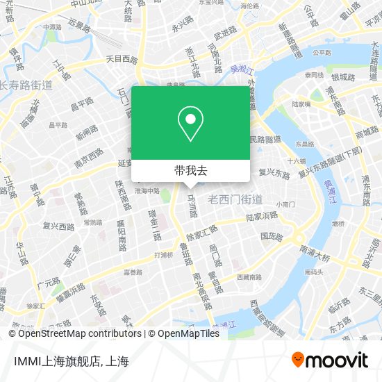 IMMI上海旗舰店地图