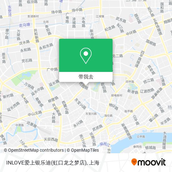 INLOVE爱上银乐迪(虹口龙之梦店)地图