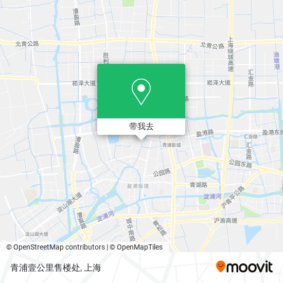 青浦壹公里售楼处地图