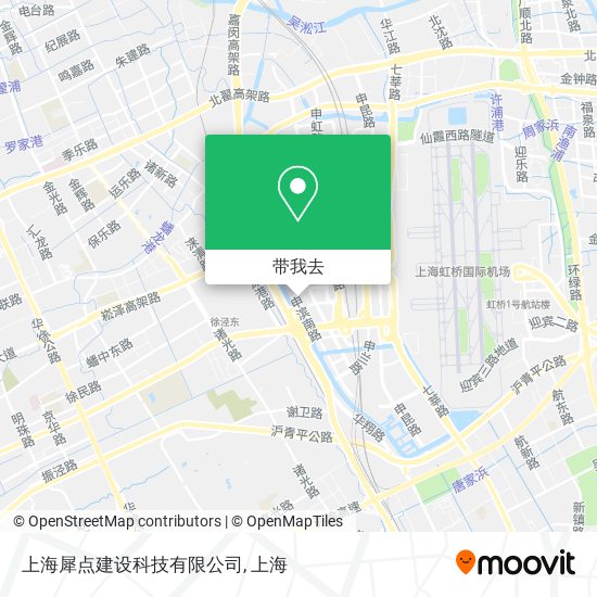 上海犀点建设科技有限公司地图