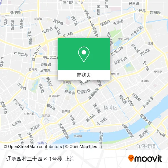 辽源四村二十四区-1号楼地图